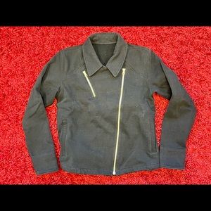 Lululemon asymmetrical jacket black